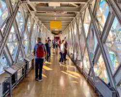 Initially, the two high-level walkways were made to ease the pedestrian to pass but it was not used. It was closed in 1910 and is available to visit o